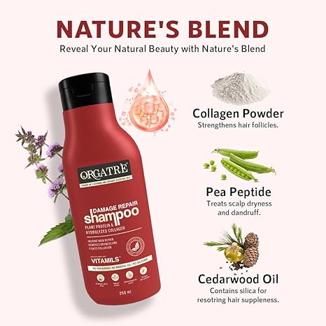 Orgatre Damage Repair Shampoo - 250 ml