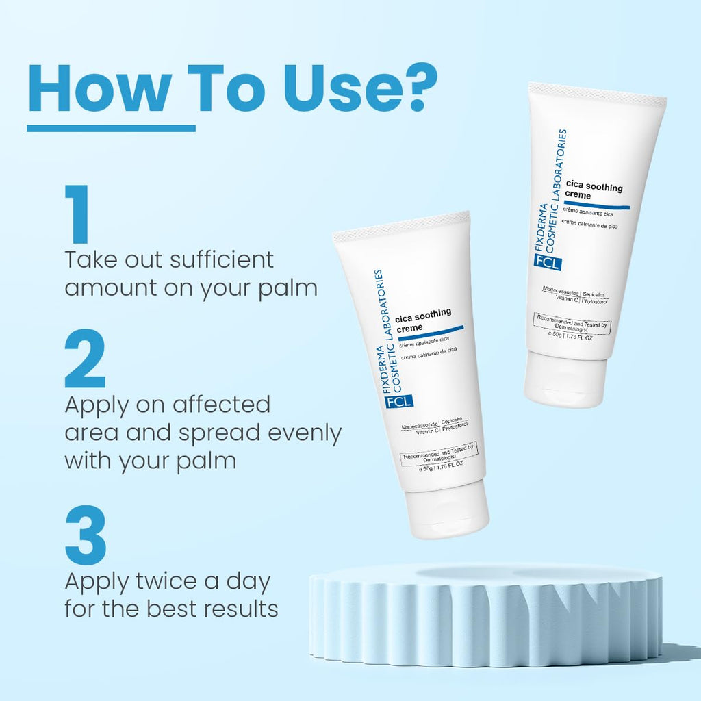 FCL Cica Soothing Creme for Soothing and Calming Sensitive and Irritated Skin 50gm