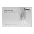Raaga Professional Stem Cells Infused Platinum 6 Step Facial Kit | Platinum Colloid, Argan Stem Cells | Restores Skin's Moisture | All Skin Types (61 gm)