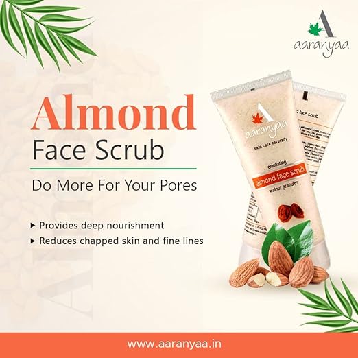 Aaranyaa Face Scrub With Almond & Walnut - 100 gms