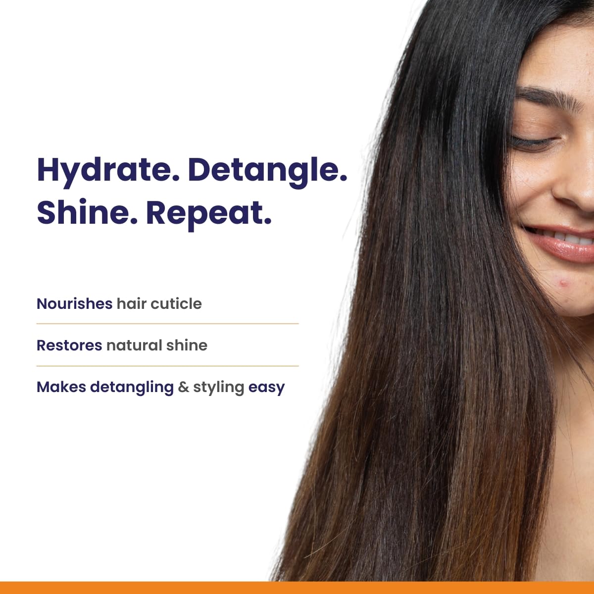 Re'equil Anti-Frizz & Smoothening Hair Conditioner with Babassu Oil | Detangles, smoothens & nourishes hair | For frizz-free, manageable hair | 125 g