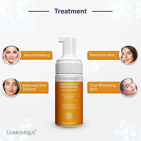 Lumosique Brightening And Moisturizing Foam Face Cleanser - 100 ml