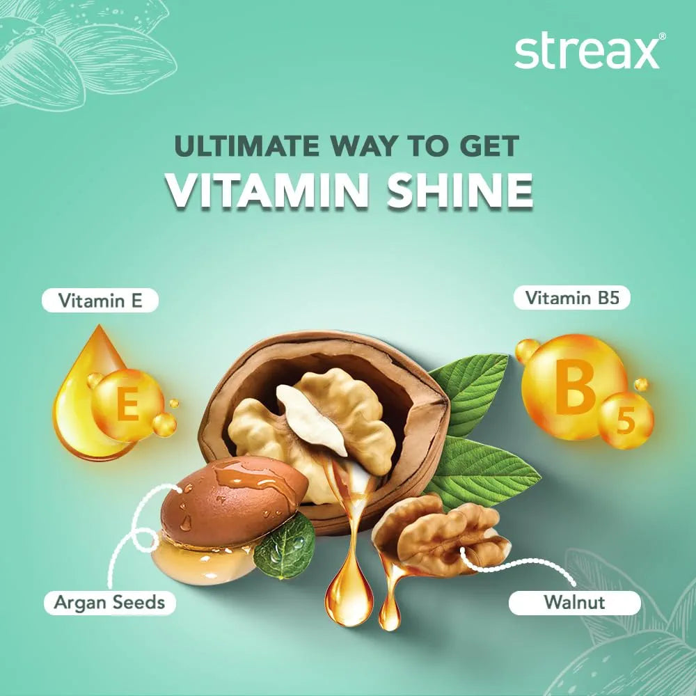 Streax Permanent Hair Colour Grey Coverage Infused with Argan and Walnut Oil For Women -