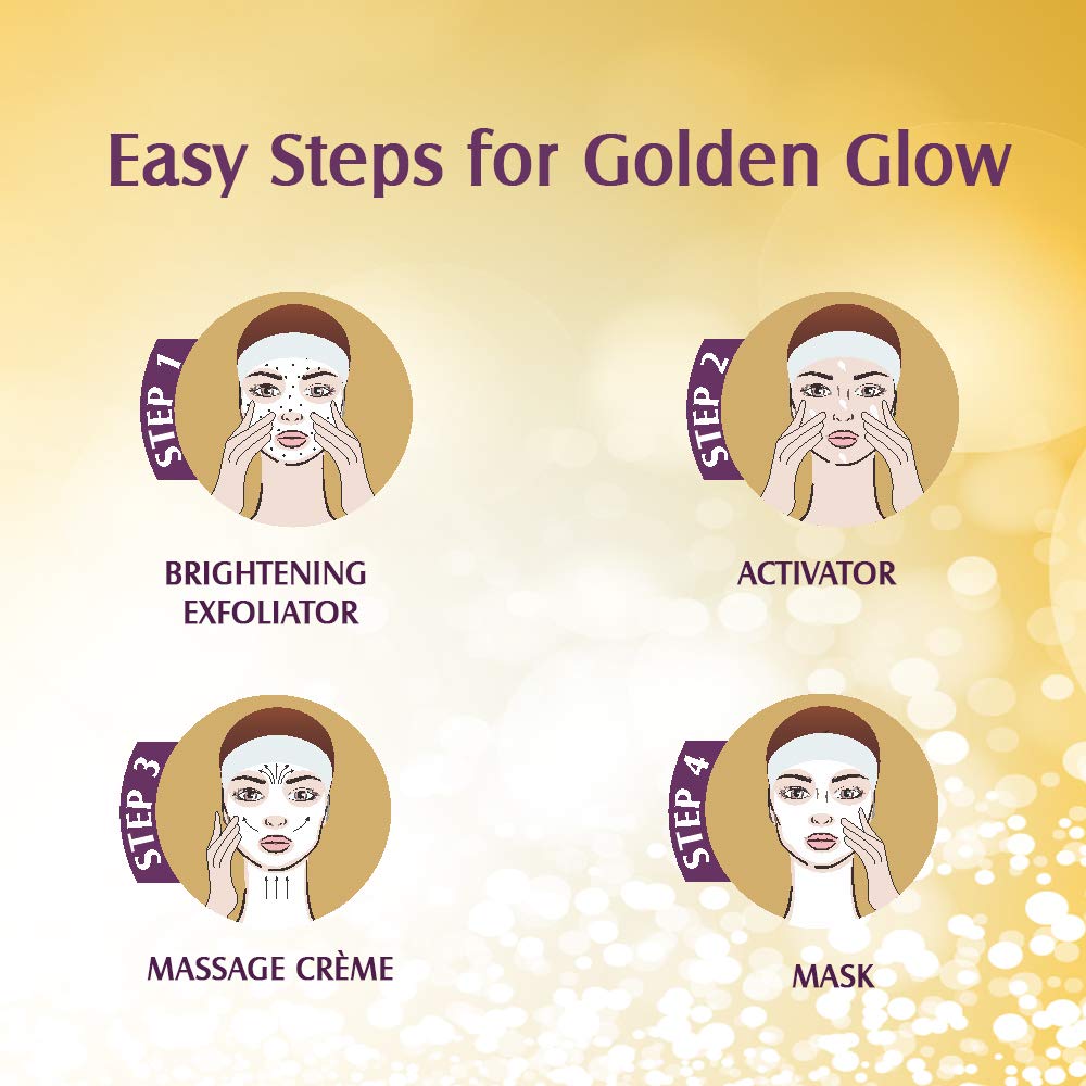 Lotus Herbals Radiant Gold Cellular Glow Facial Kit - 37 gms