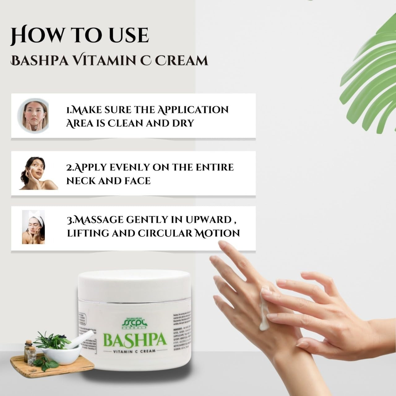 Sscpl Herbals Bashpa Vitamin C Cream - 50 gms (Pack of 2)