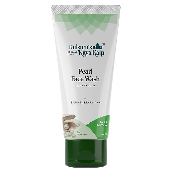 Kulsum's Kaya Kalp Herbals Pearl Face Wash with Aloe Vera - 100 ml