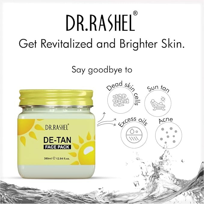 Dr.Rashel De-Tan Face Pack for Glowing Skin - 380 ml