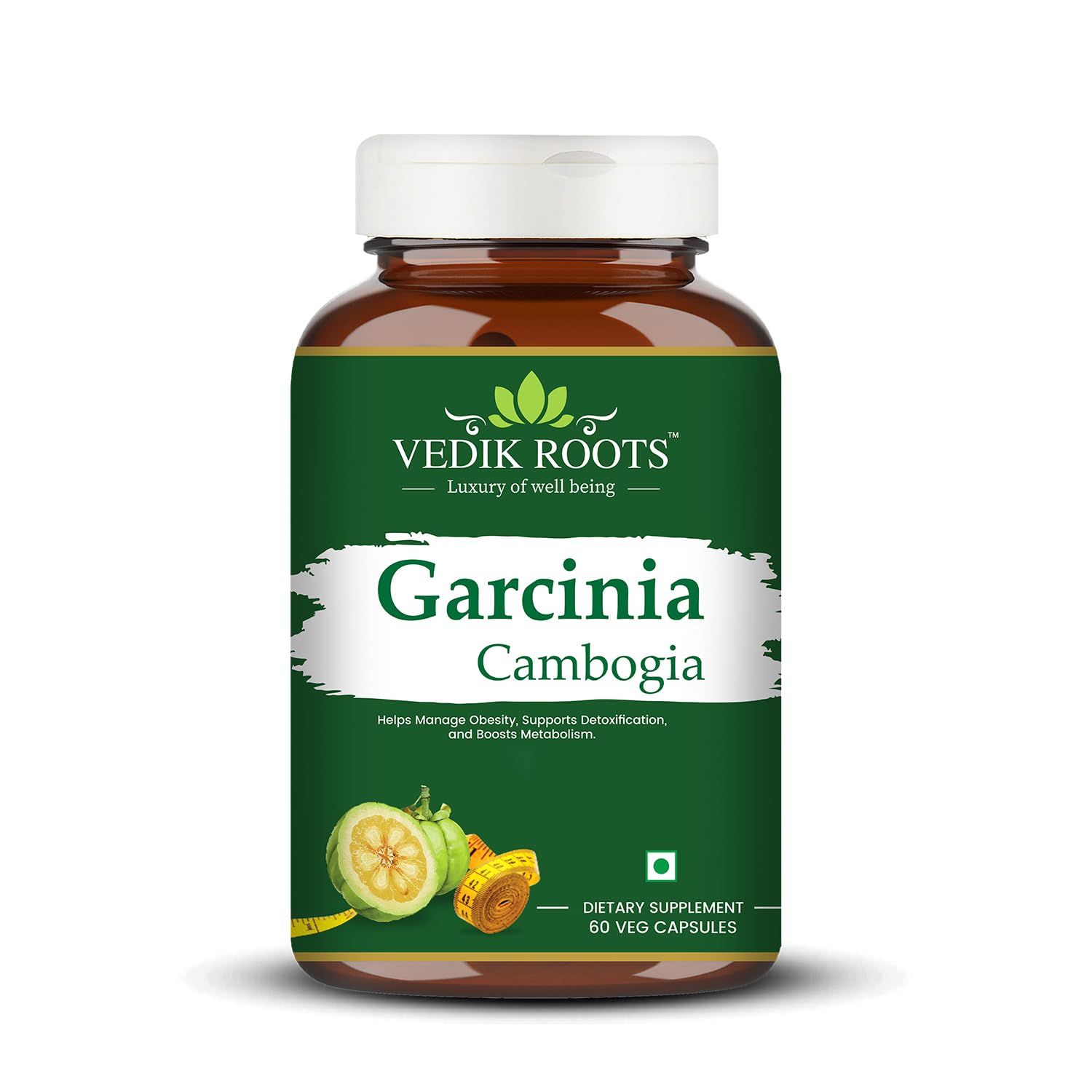 Garcinia Cambogia â€“ Natural Weight Loss & Fat Burner for Belly Fat Control | Supports Appetite Control, Metabolism Boost | Herbal Supplement | 60 Capsules