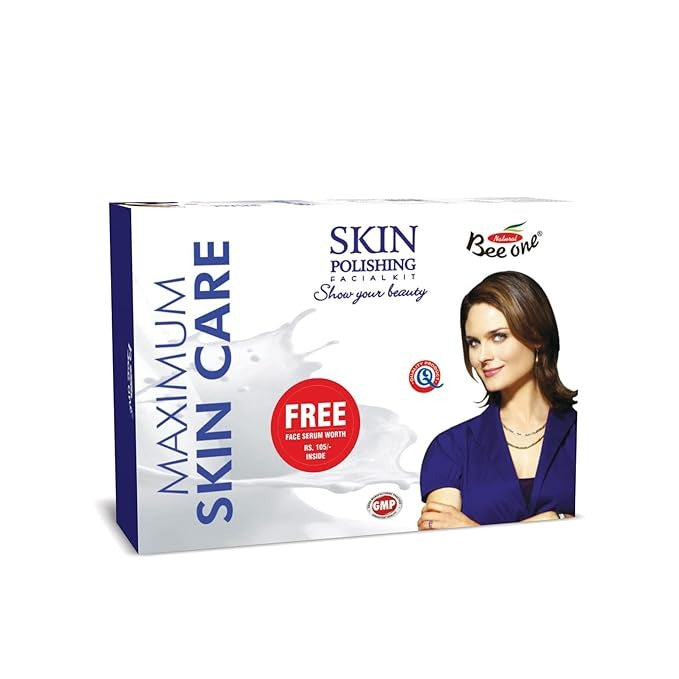 Bee One Complete 5 step Skin Polishing Facial Kit for Radiance & Youthful Glow - 312 gms