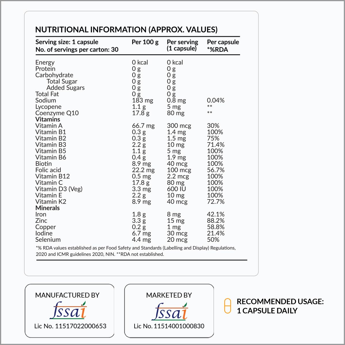 NUTROVA Kerastrength For Men & Women (30 Capsules) With Biotin - Prevents Hair-Fall,Strengthens & Grows Hair With Vitamins A,C,D3,B-Complex,Lycopene Inhibits Hair-Fall Hormone Dht,1 Count