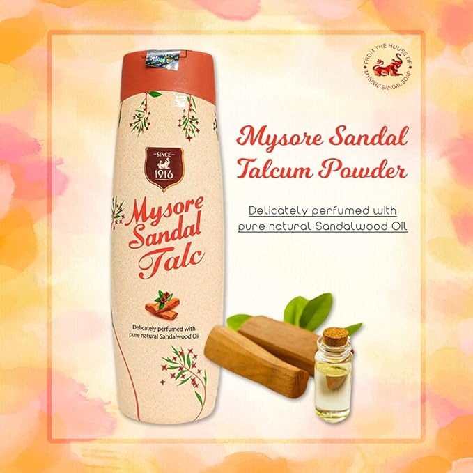 Mysore Sandal Talc - 300 gms