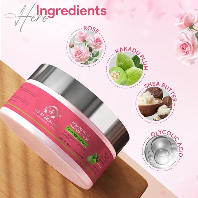 Vamp Beauty Kakadu Plum Radiating Skin Moisturizer - 50 Gms