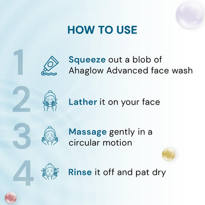 Ahaglow Advanced Face Wash Gel - 100 gms