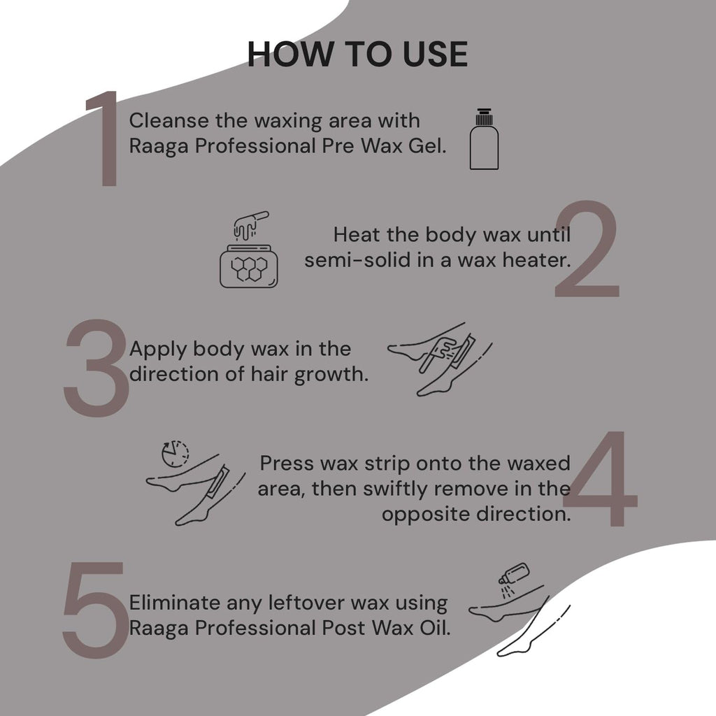 Raaga Professional Liposoluble Body Wax | Dark Chocolate (Contains Imported Ingredient) | Dermatologically Tested, Colophony Free | For All Skin Types (800 ml)