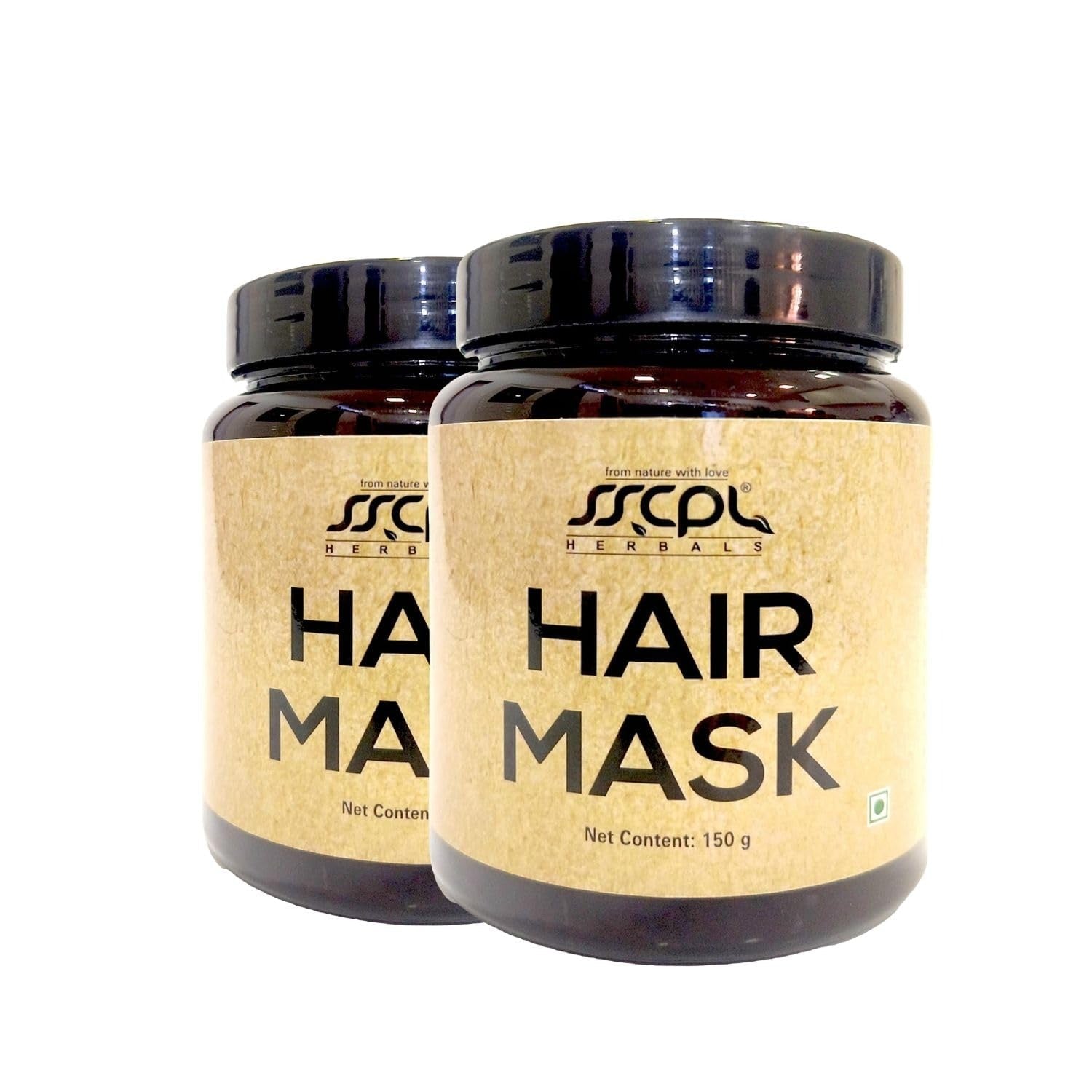 Sscpl Herbals Hair Mask Paraben Powder Base Hair Pack - 150 gms (Pack of 2)