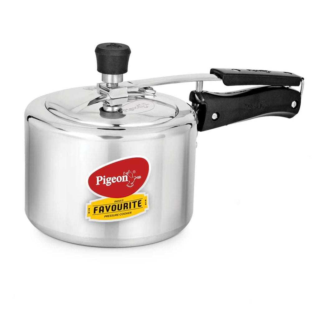 Pigeon by stovektraft 19001100 Induction Inner Lid Stainless Steel Pressure Cooker - 3L Silver