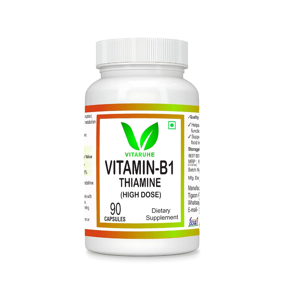 VITARUHE® Vitamin B1 (Thiamine) High Dose – 90 Capsules