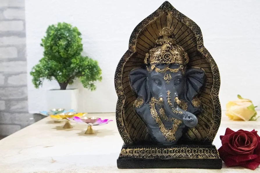 Jaipur Ace Beautiful Vinayak Ji Shri Ganesh Size - 6 X 6 X 15 Cm Cave Ganesha