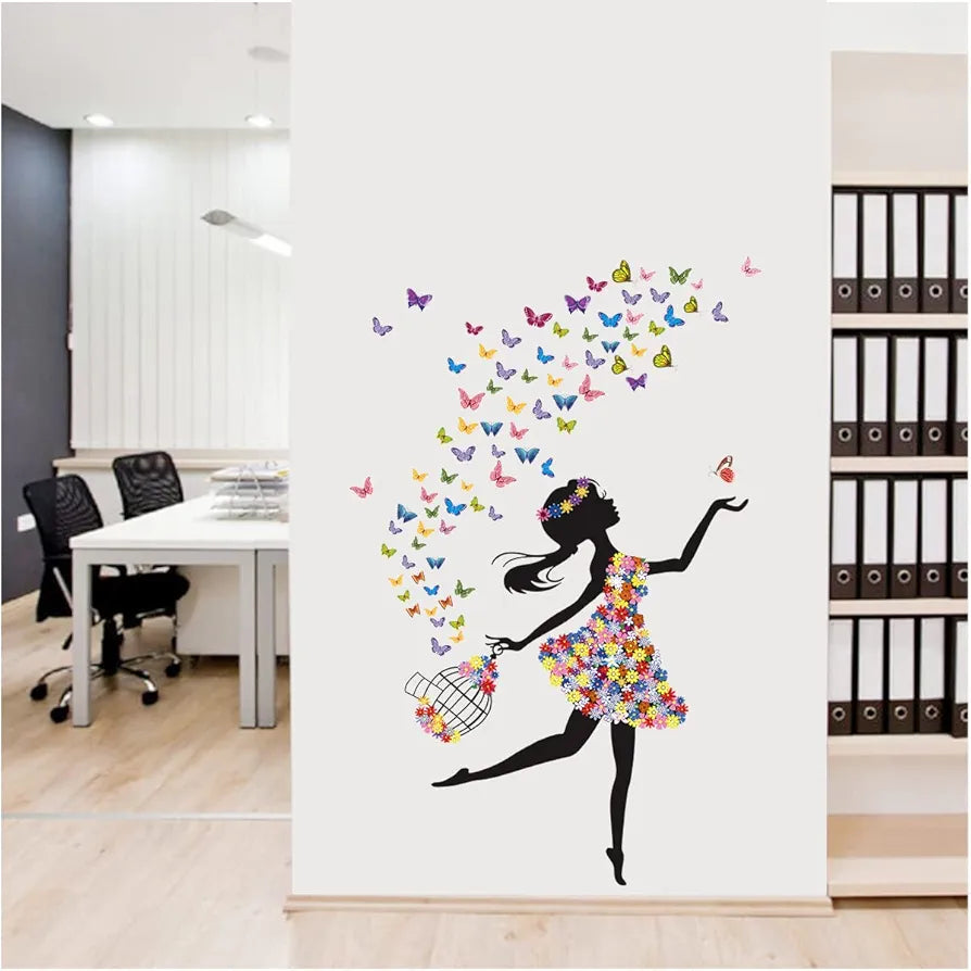 God & God's Vinyl New Modern Art & Trendy Wall Reusable Self-adhesive Sticker Size Large-A1426