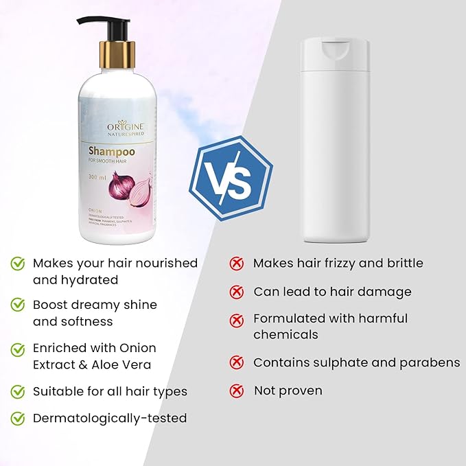 Origine Naturespired Shampoo For Smooth Hair - 300 ml