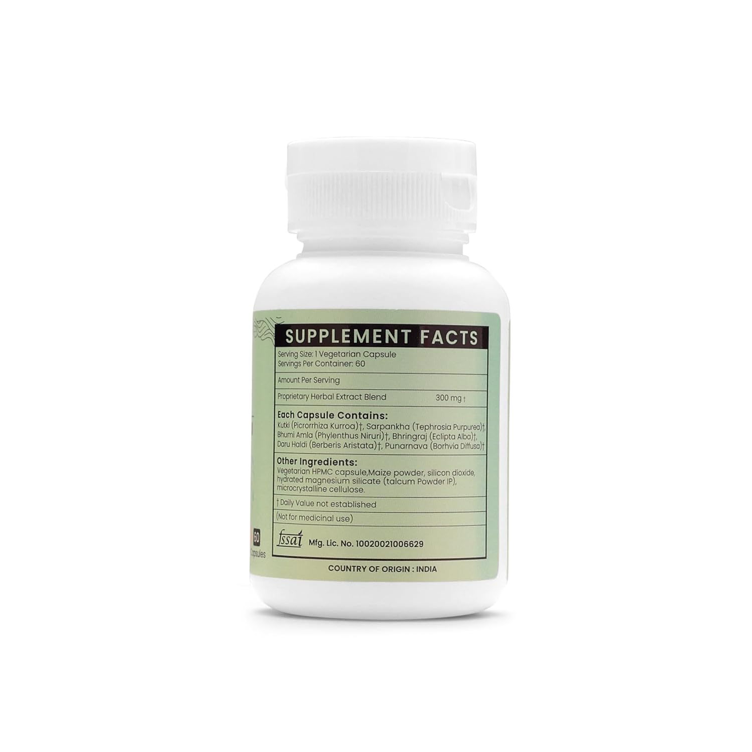 Ayurleaf Herbals - Livonex Extract Blended Capsules 300mg | 60 Veggie Capsules for Men and Women
