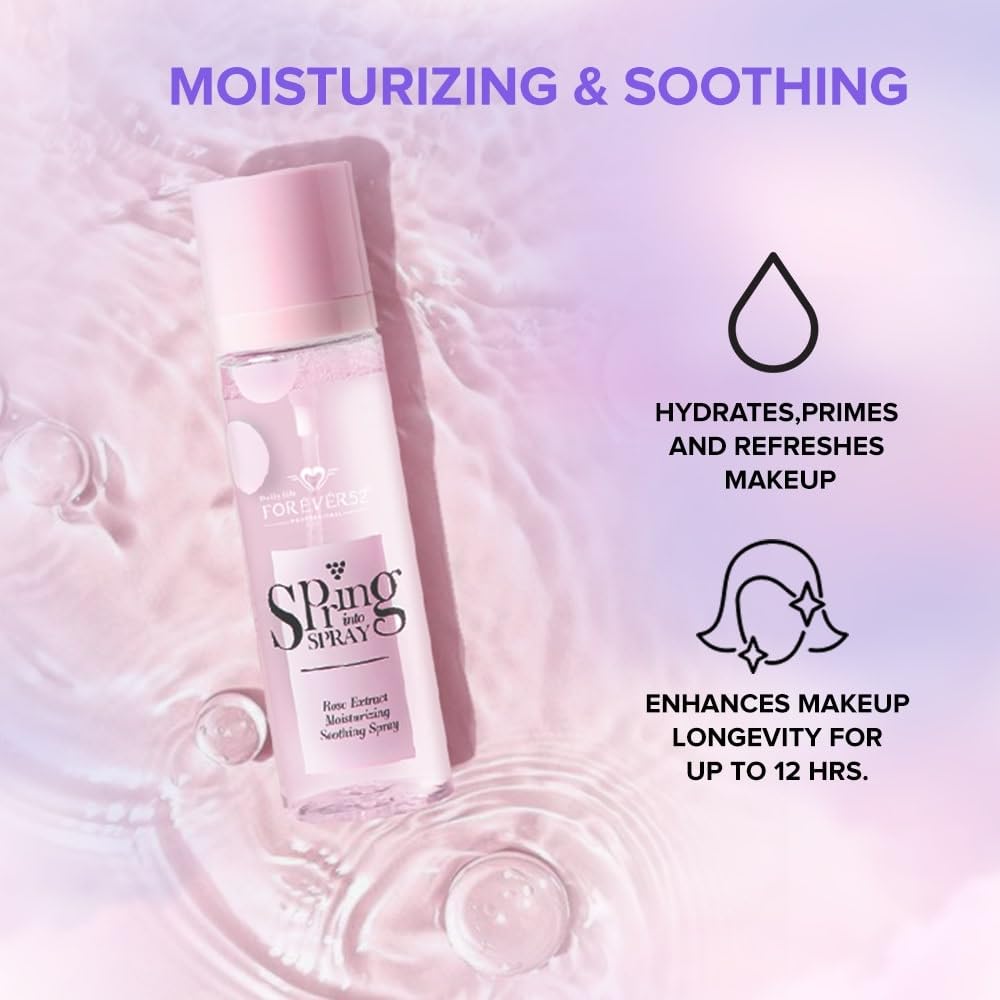 Daily Life Forever52 Spring Into Spray | Hydrating Facial Mist with Mint, Chamomile & Rose Extracts | Moisturizing, Soothing & Refreshing Skin Spray (110ml)