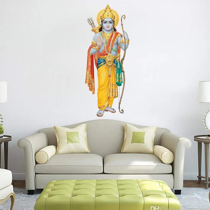 Rangoli White Glossy Vinyl Wall Sticker Premium Self-Adhesive Waterproof Parent-7 Design-1