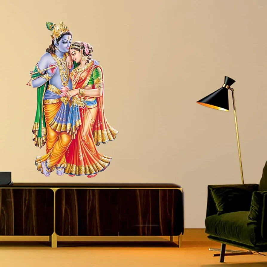 Rangoli White Glossy Vinyl Wall Sticker Premium Self-Adhesive Waterproof Design-4
