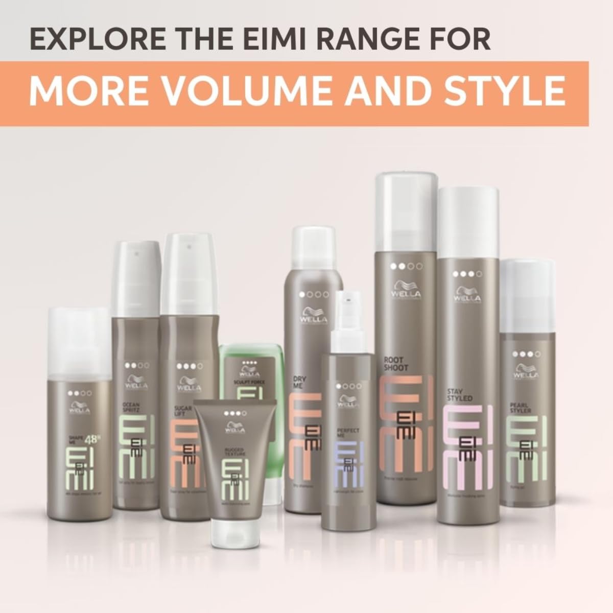 Wella Professionals EIMI Extra Volume Strong Hold Volumizing Hair Mousse for Women | Adds Long-Lasting Lift & Fullness Without Dehydration