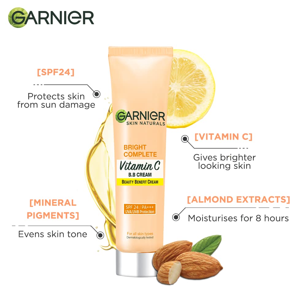 Garnier Skin Naturals Bright Complete Vitamin C B.B. Cream - 30 gms