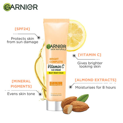 Garnier Skin Naturals Bright Complete Vitamin C B.B. Cream - 30 gms