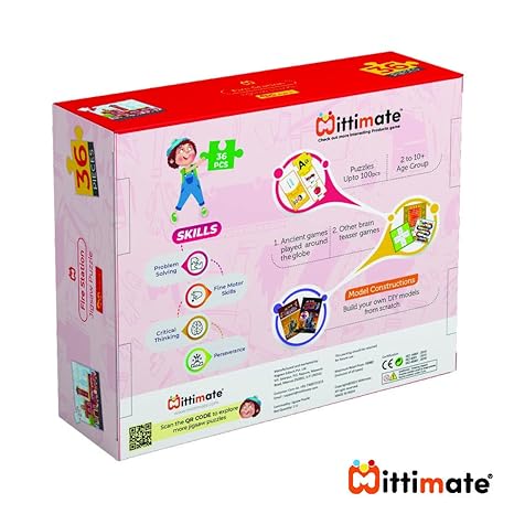 Mittimate Fire Station Jigsaw Puzzle Game for Kids Age 4 to 6 Old I 36 Pieces Puzzle Toy Birthday Gift