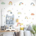 Jaamso Royals Cute Cloud and Rainbow Stickers Wall -self-adhesive Small Rainbow