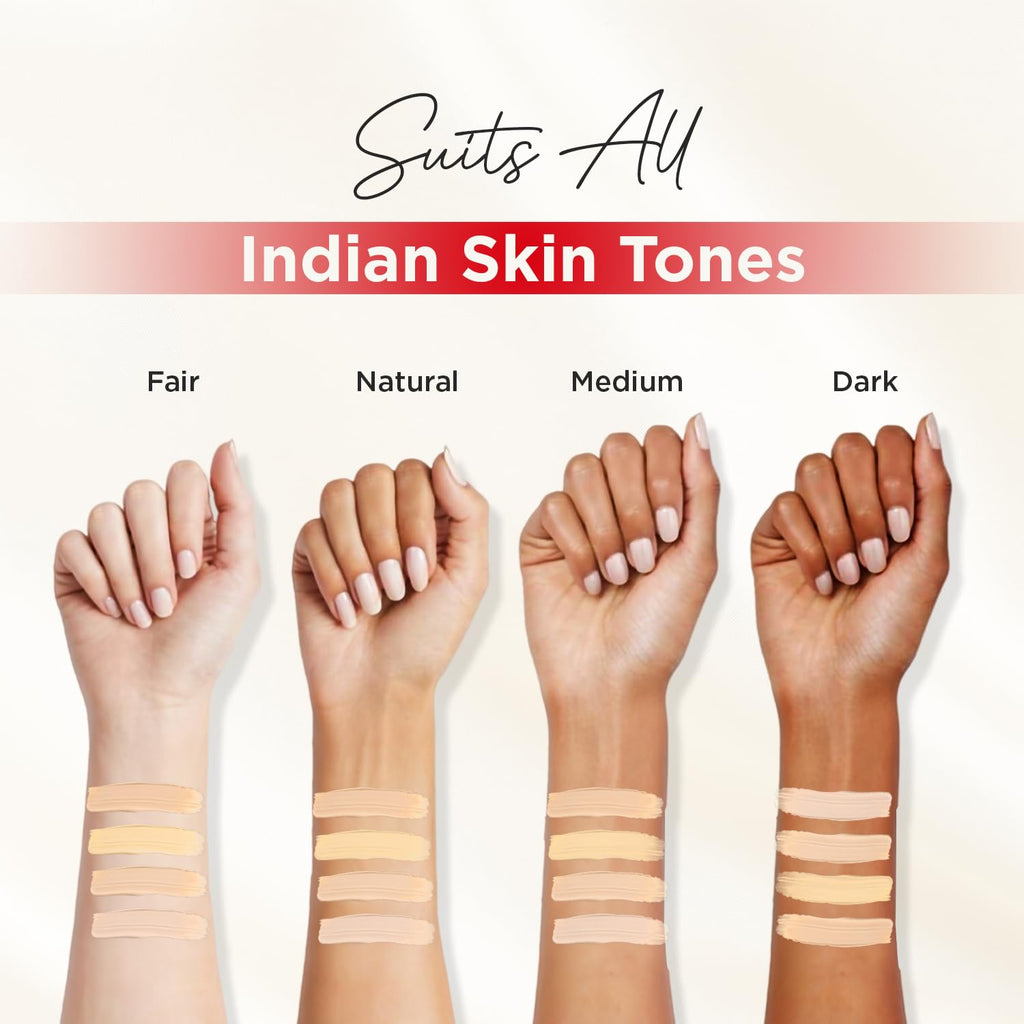 ME-ON Exquisite Whitening Cream Foundation Full Coverage For All Skin Type, Natural Finish (Shade 01 - Ivory)