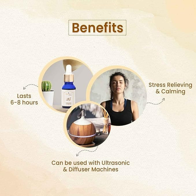 Arksutra Cinnamon & Vanilla Diffuser Oil - 15 ml