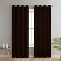 Divine Casa Semi Blackout Curtains Micro Satin Door Curtain 7 feet Long Colour Tortoise Shell (Pack of 2)