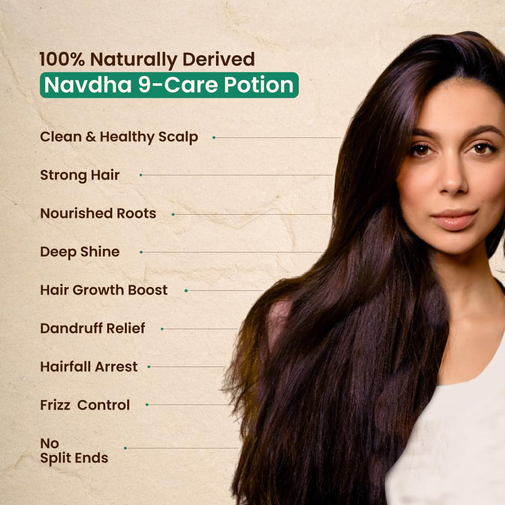 Nat Habit Navdha Rosemary Shampoo For Hair Fall Control| Sulphate & Paraben Free | Soy Fermented Gentle Cleanser|Natural Herbal Shampoo for Women & Men | Amla Reetha Shikakai | Chemical-Free| 250ml