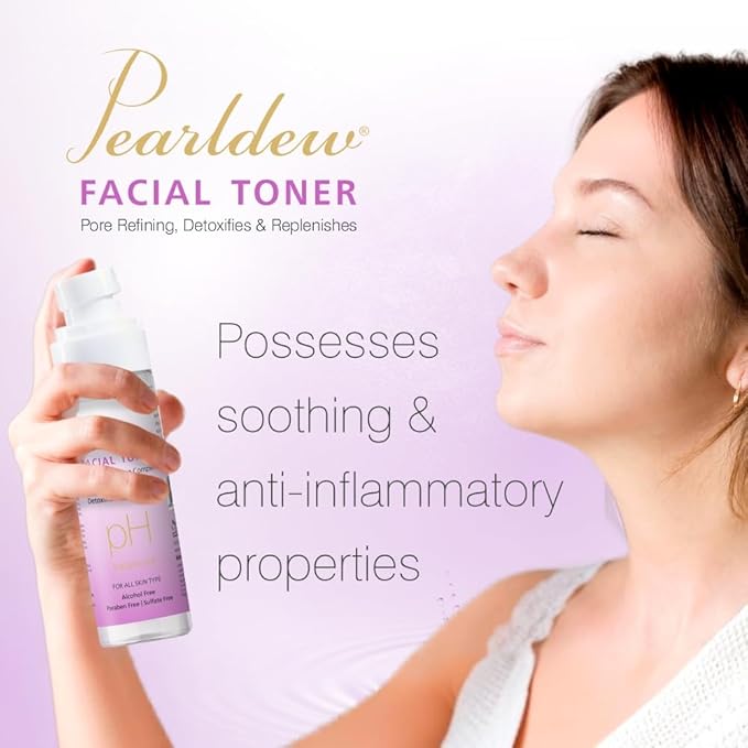 Pearldew Facial Toner | All Skin Types,cleanses Pores, Hydrates Skin - 100 Ml | Pack of 3