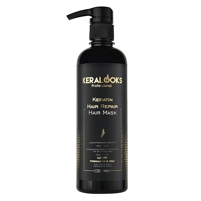 Keralooks Professional Smoothing Plus Keratin Hair Mask Damaged Hair - 500 ml