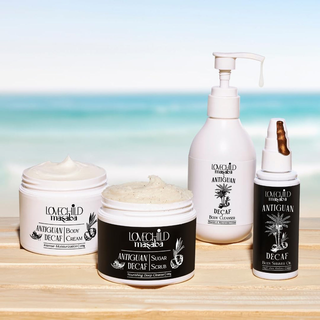 LoveChild Masaba Body Cream Antiguan Decaf, Buttery-Soft Moisturizer with Hemp Seed, Coffee & Baobab Oil, Smoothens & Deeply Nourishes Skin, Long-Lasting Fragrance, Moisturiser For Daily Use, 100g