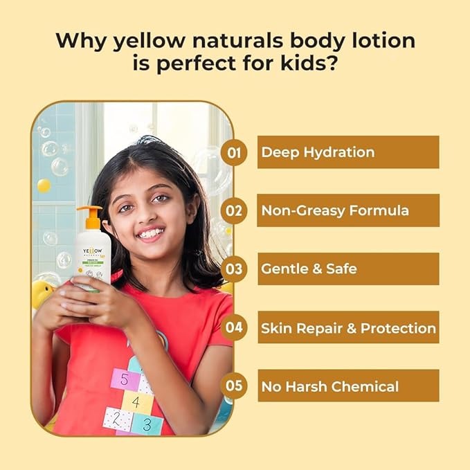 Yellow Naturals Body Lotion for kids Toasted Vanilla - 275 ml