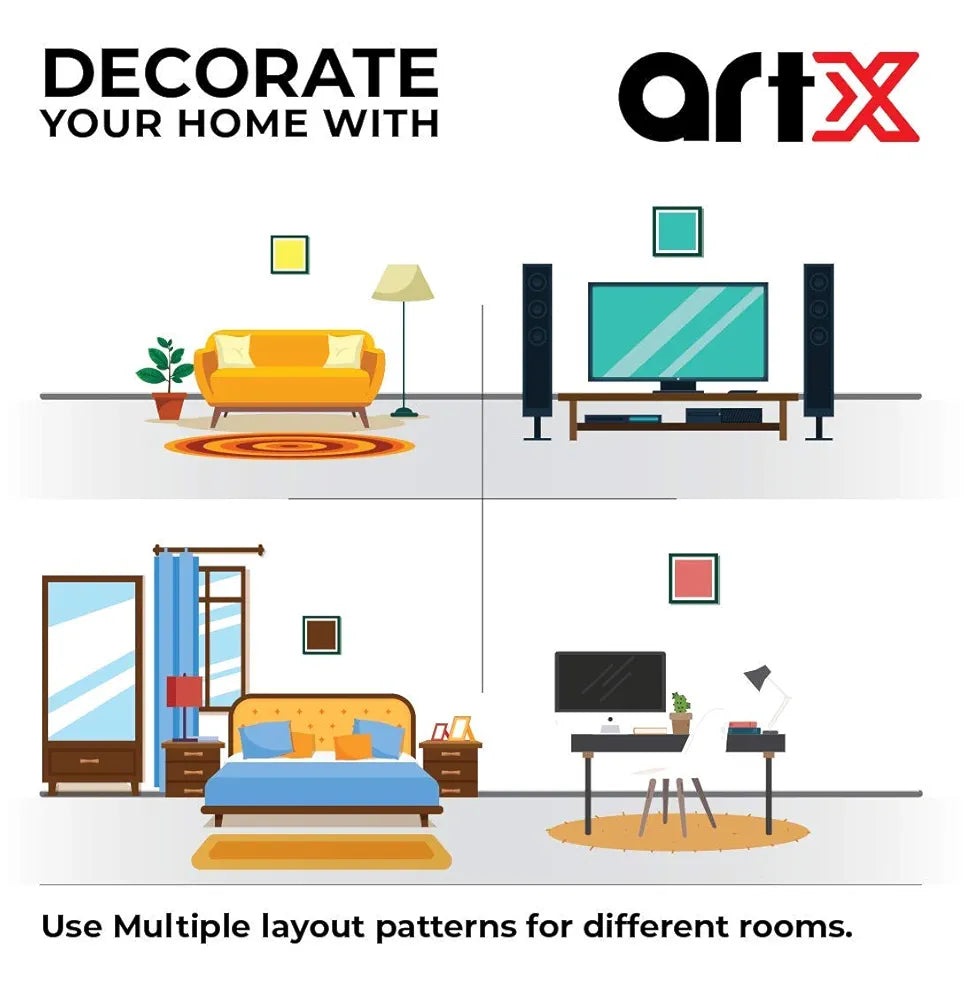 ArtX Paper Beautiful Women AXB000243-POP Pop Art Wall Art Painting Multicolor Abstract