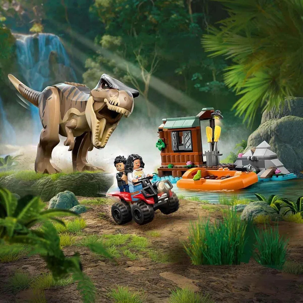 Lego Jurassic World T. rex River Escape Dinosaur Figure Building Set 76975 Building Blocks Toys for 5+ Gift for Boys and Girls