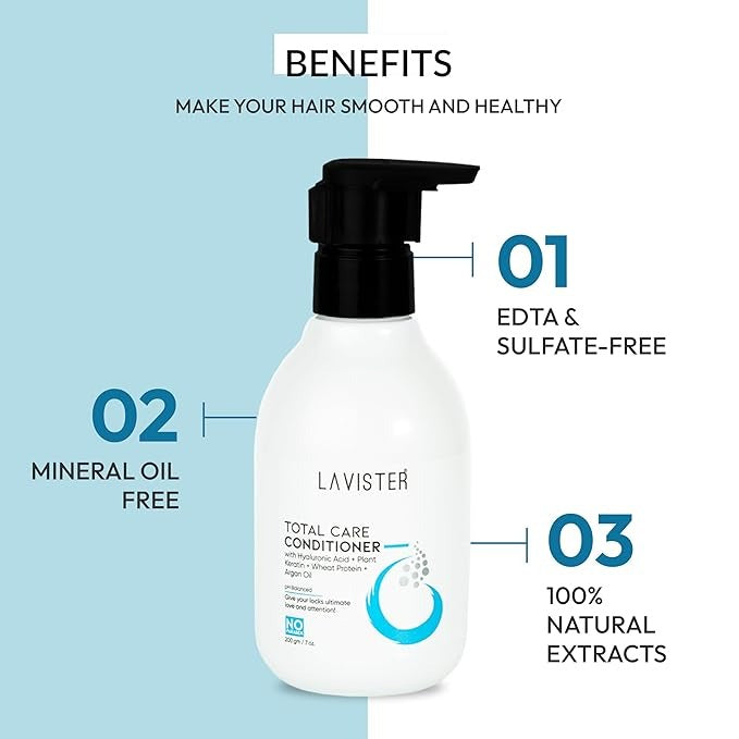 Lavister Total Care Conditioner For Strong Hair - 200 gms