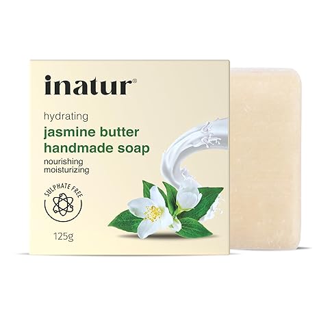 Inatur Jasmine Butter Handmade Soap - 125 gms