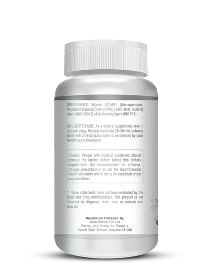 Vokin Biotech Vitamin K2 MK-7- Support Bone & Heart Health - 55mc Capsules