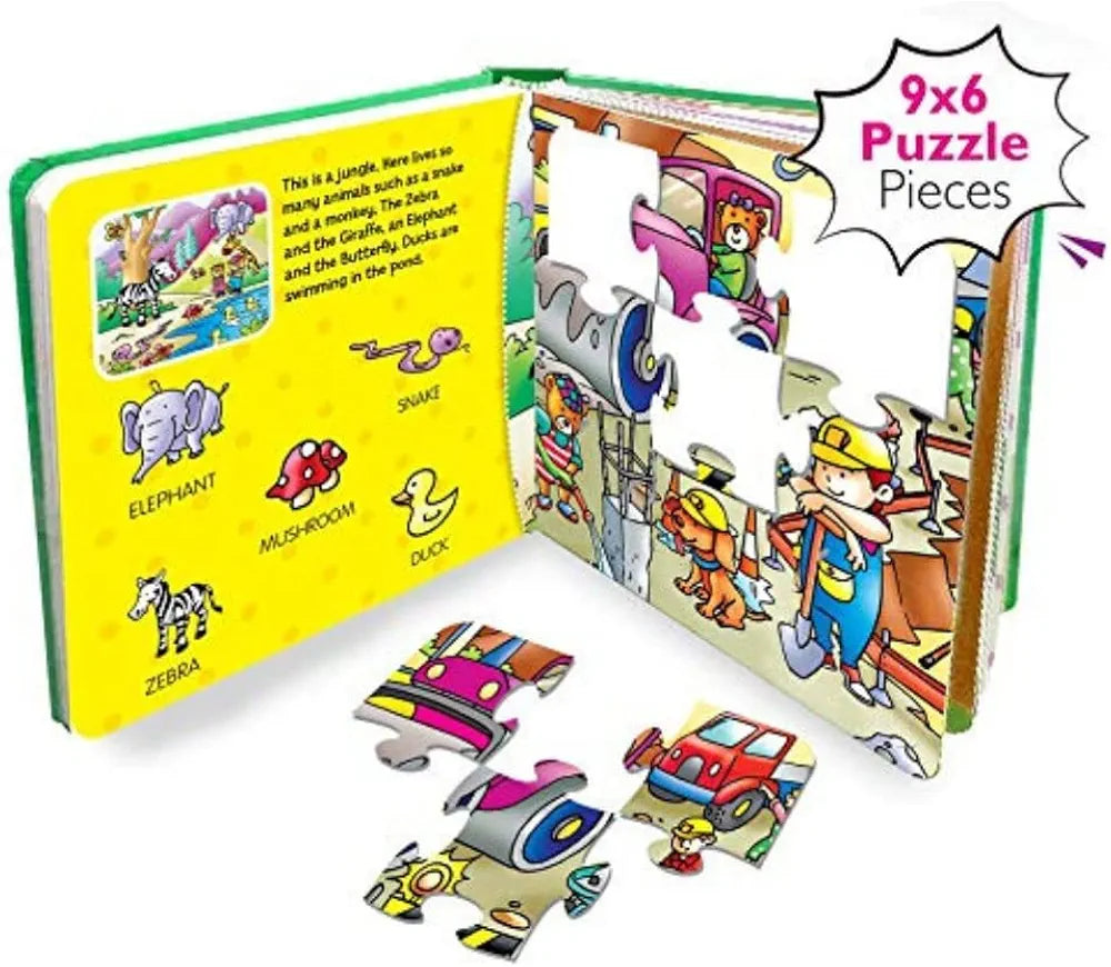 Hello Friend My First Transport Puzzle Board Book for Kids