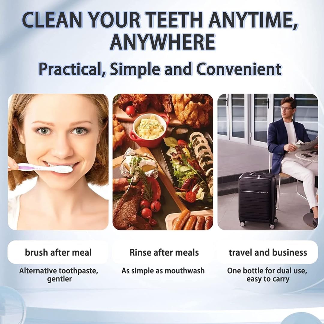 Smartdrops Teeth Whitening Mousse Foam Toothpaste Cleaning Gums Freshen Breath 60ml