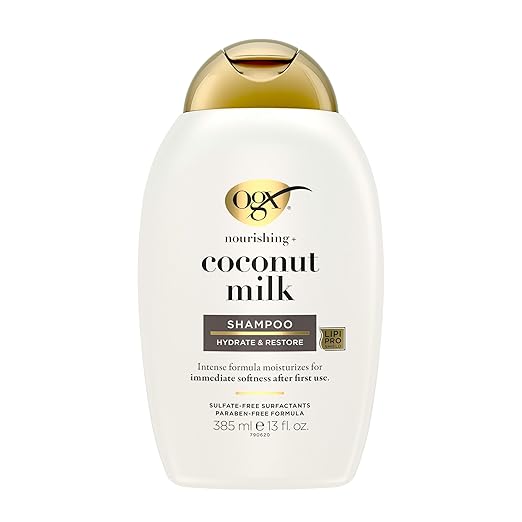 Ogx Nourishing Coconut Milk Nourishing Moisturizing Shampoo - 385 ml