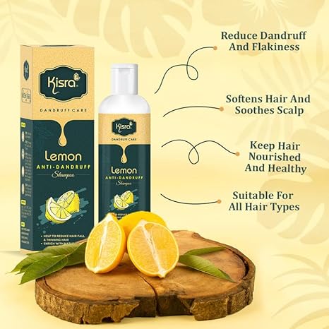 Kisra Lemon Anti-Dandruff Shampoo - 100 ml
